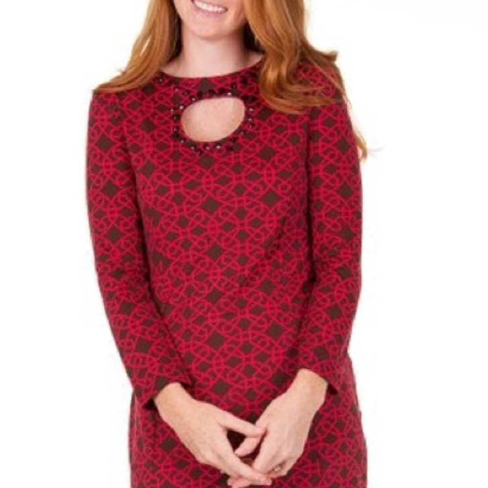 Tracy Negoshian Ginger Embellished Cutout Dress
M